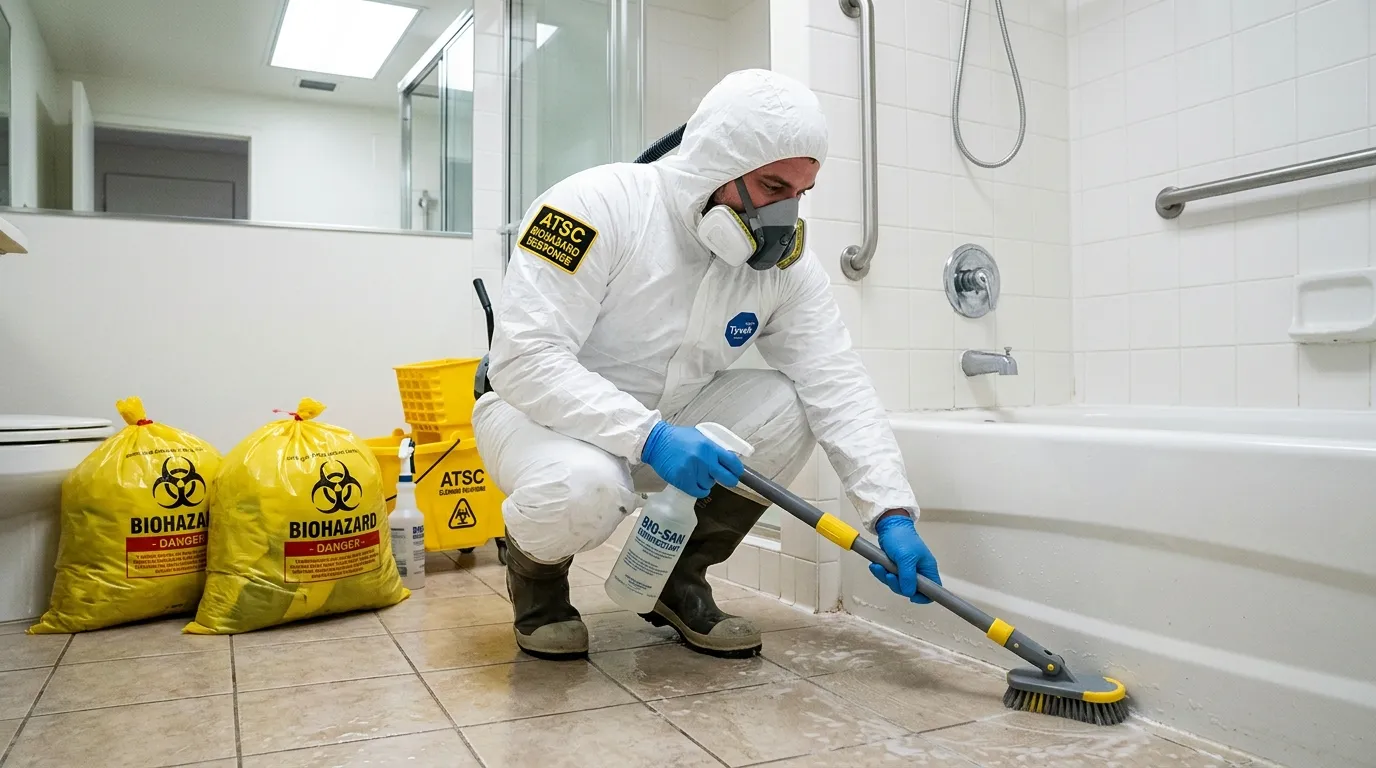 Decontamination equipment deployed for Blood Cleanup in Palm Springs